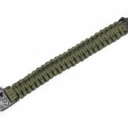 Paracord náramek 3 v 1 - zelený